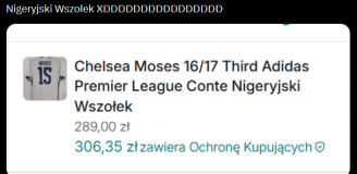 Tak ktoś ZATYTUŁOWAŁ OGŁOSZENIE ze sprzedażą koszulki Mosesa xD